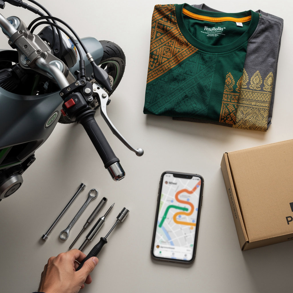 Hebrom oferece atendimento profissional e entrega rápida de motos elétricas e camisetas tailandesas em Curitiba